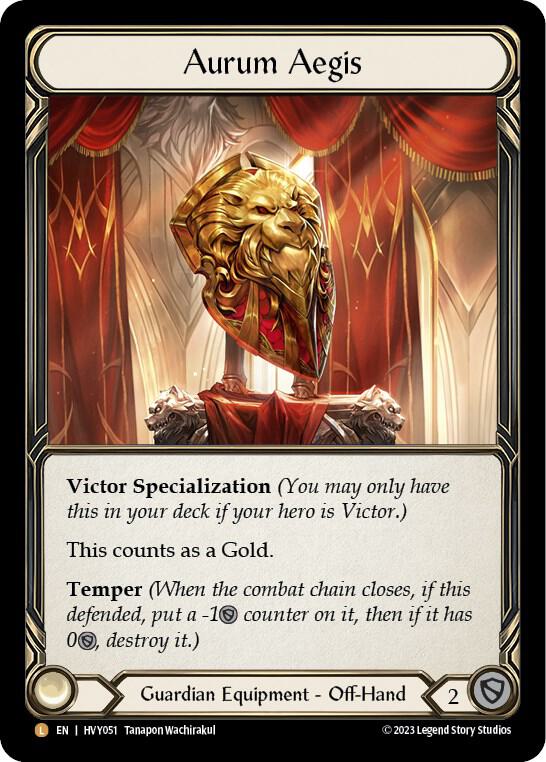 Aurum Aegis - Heavy Hitters (HVY) Rainbow Foil NM