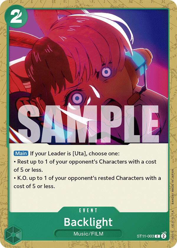 Backlight - Starter Deck 11: Uta (ST-11) NM
