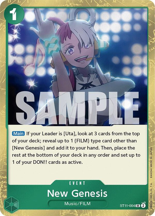 New Genesis - Starter Deck 11: Uta (ST-11) NM *FOIL*