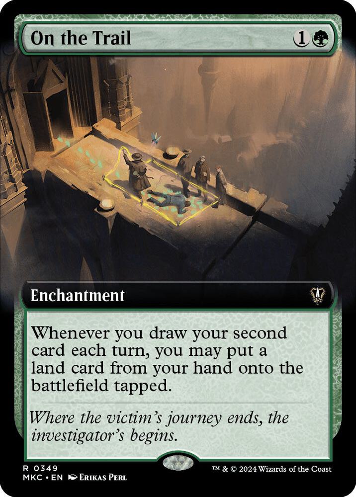 On the Trail (Extended Art) - Commander: Murders at Karlov Manor (MKC) NM