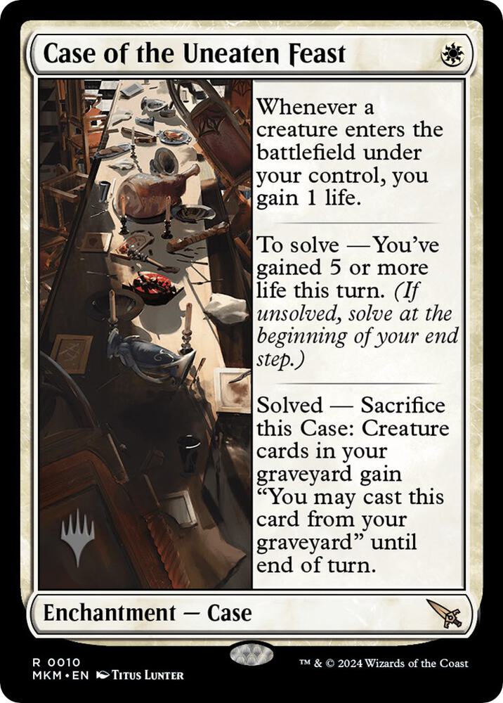 Case of the Uneaten Feast - Promo Pack: Murders at Karlov Manor (PPMKM) NM *FOIL*