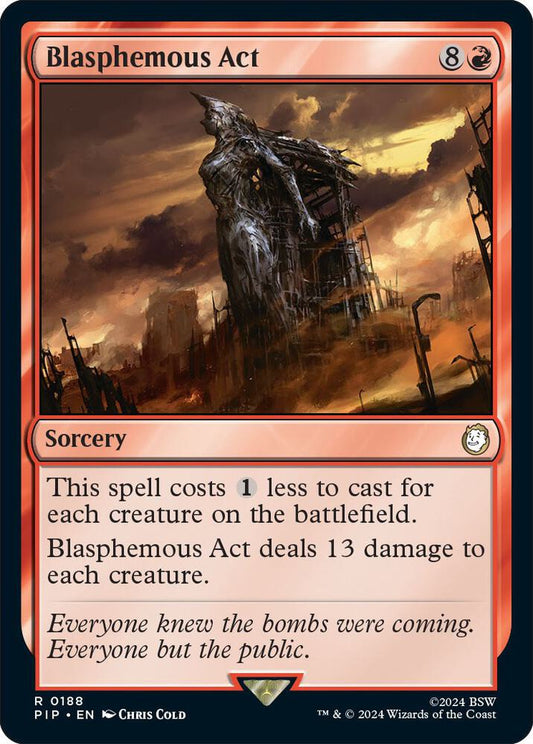 Blasphemous Act - Universes Beyond: Fallout (PIP) NM