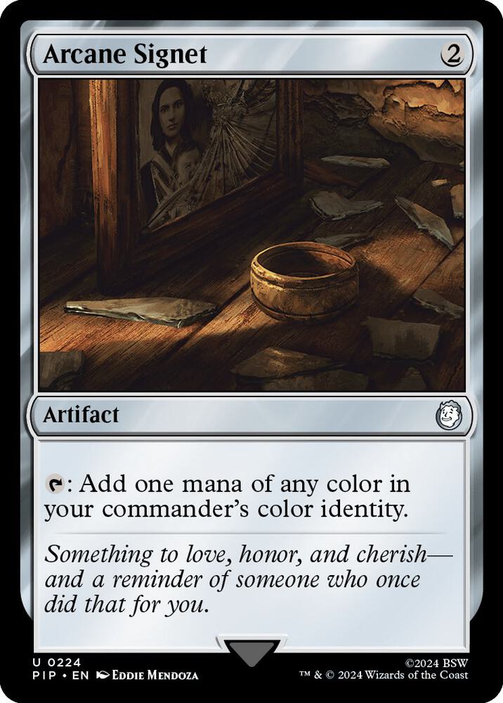 Arcane Signet - Universes Beyond: Fallout (PIP) NM