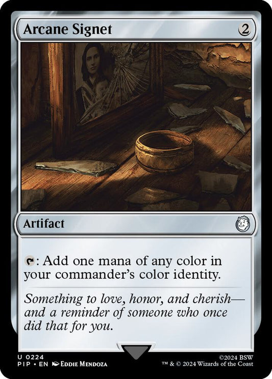 Arcane Signet - Universes Beyond: Fallout (PIP) NM