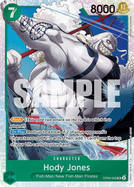 Hody Jones (035) - Wings of the Captain (OP06) NM *FOIL*