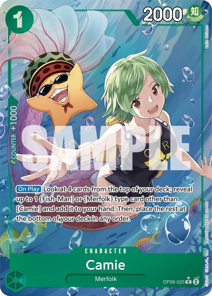 Camie (Alternate Art) - Wings of the Captain (OP06) NM *FOIL*
