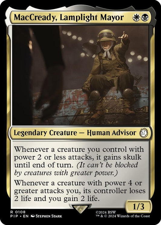 MacCready, Lamplight Mayor - Universes Beyond: Fallout (PIP) NM