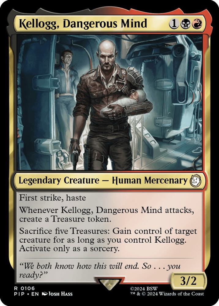 Kellogg, Dangerous Mind - Universes Beyond: Fallout (PIP) NM