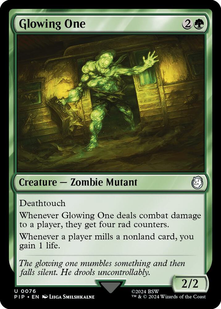 Glowing One - Universes Beyond: Fallout (PIP) NM *FOIL*