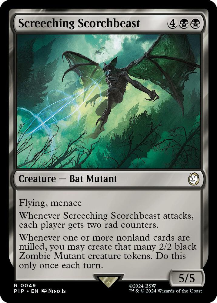 Screeching Scorchbeast - Universes Beyond: Fallout (PIP) NM