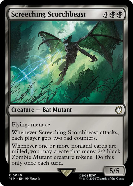 Screeching Scorchbeast - Universes Beyond: Fallout (PIP) NM