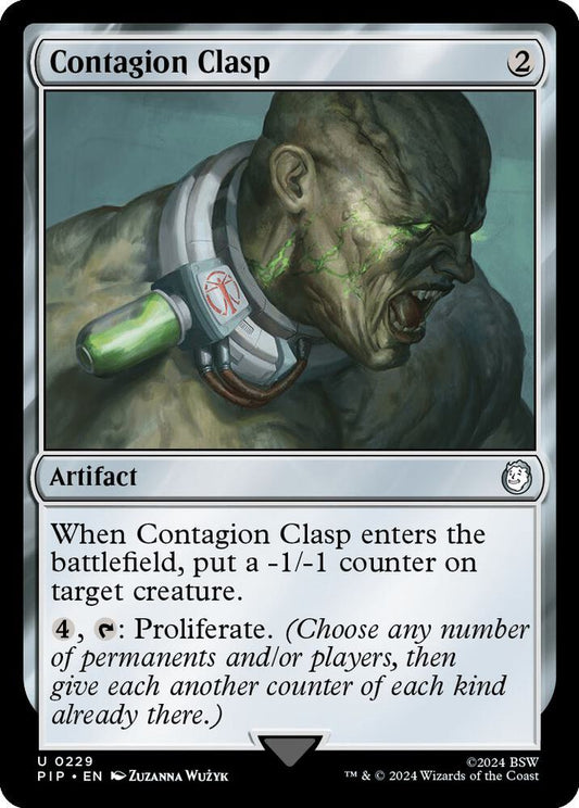 Contagion Clasp - Universes Beyond: Fallout (PIP) NM