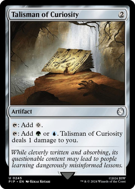 Talisman of Curiosity - Universes Beyond: Fallout (PIP) NM
