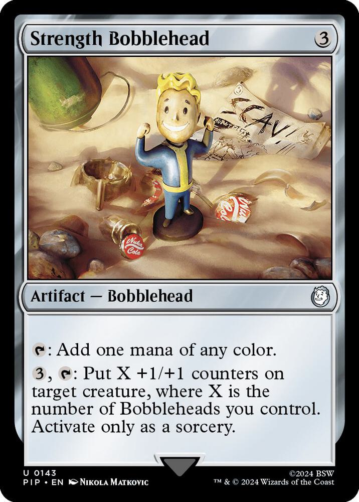 Strength Bobblehead - Universes Beyond: Fallout (PIP) NM