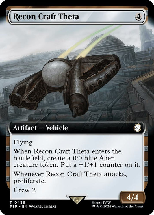 Recon Craft Theta (Extended Art) - Universes Beyond: Fallout (PIP) NM