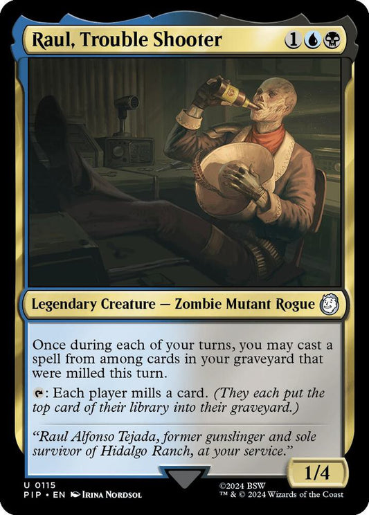 Raul, Trouble Shooter - Universes Beyond: Fallout (PIP) NM