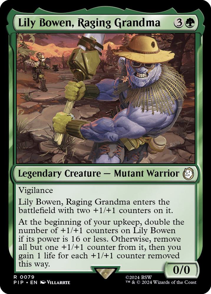 Lily Bowen, Raging Grandma - Universes Beyond: Fallout (PIP) NM
