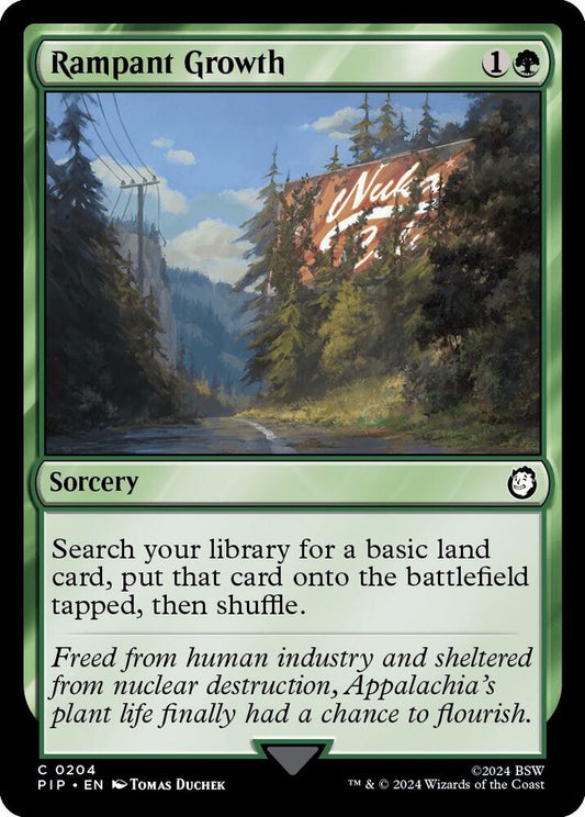 Rampant Growth - Universes Beyond: Fallout (PIP) NM