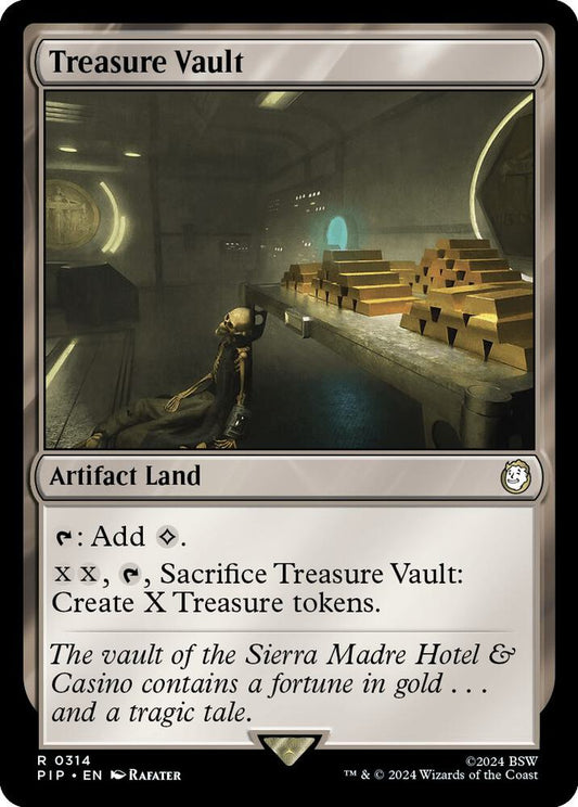 Treasure Vault - Universes Beyond: Fallout (PIP) NM *FOIL*