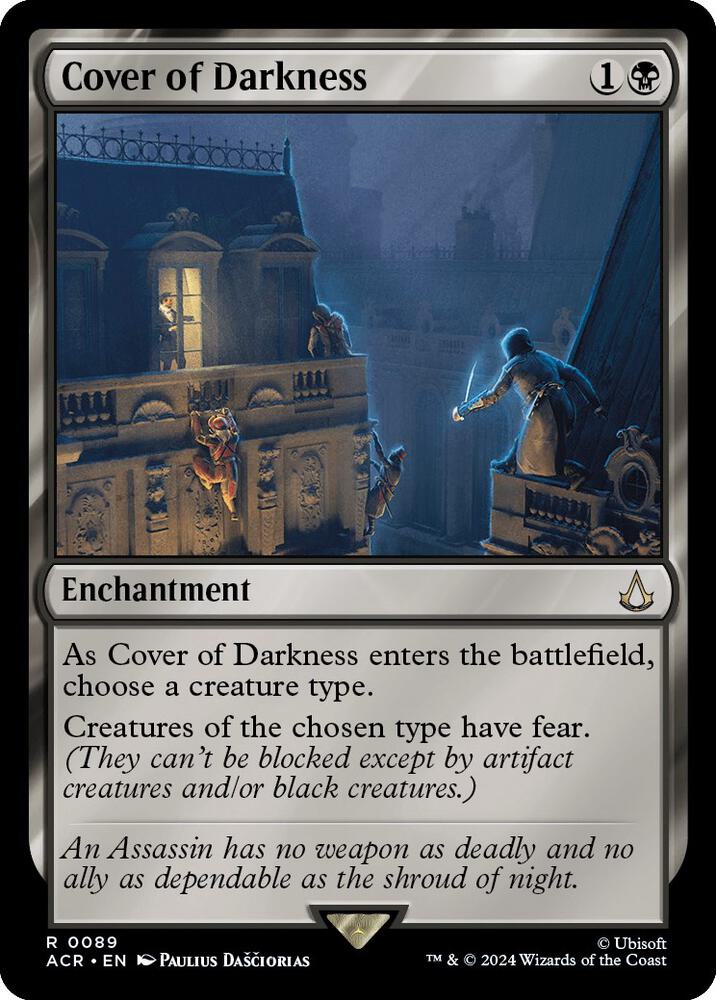 Cover of Darkness - Universes Beyond: Assassin's Creed (ACR) NM *FOIL*