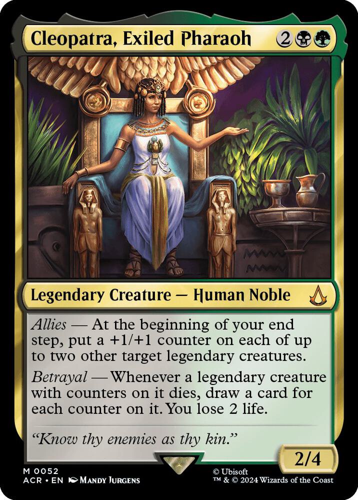 Cleopatra, Exiled Pharaoh - Universes Beyond: Assassin's Creed (ACR)