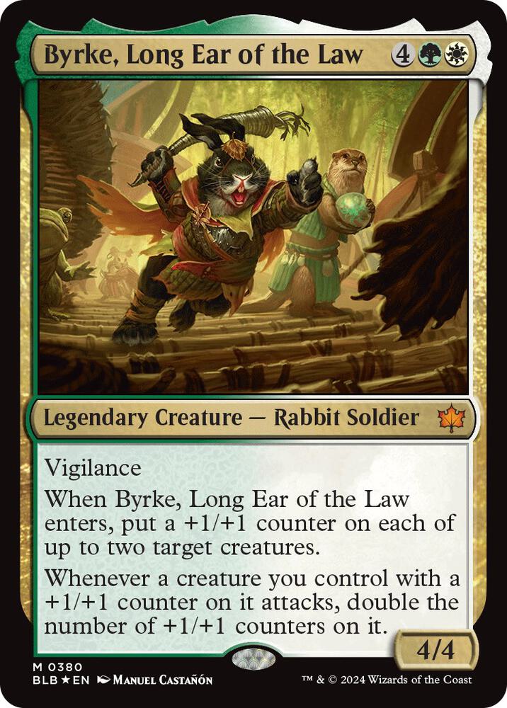 Byrke, Long Ear of the Law - Bloomburrow (BLB) NM *FOIL*