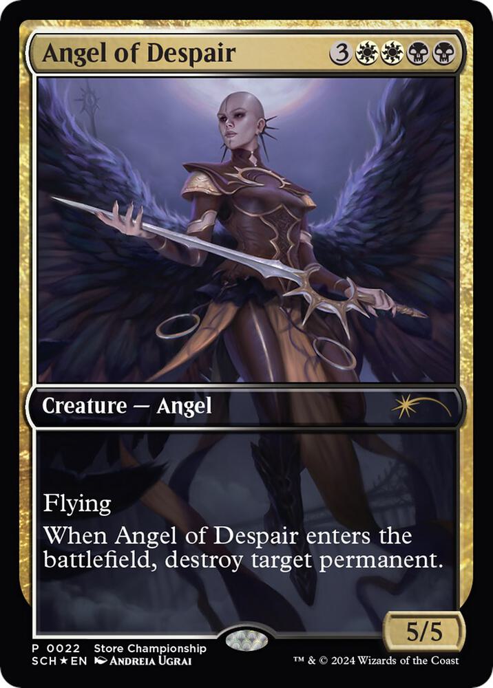 Angel of Despair - Game Day & Store Championship Promos (GAME) NM *FOIL*