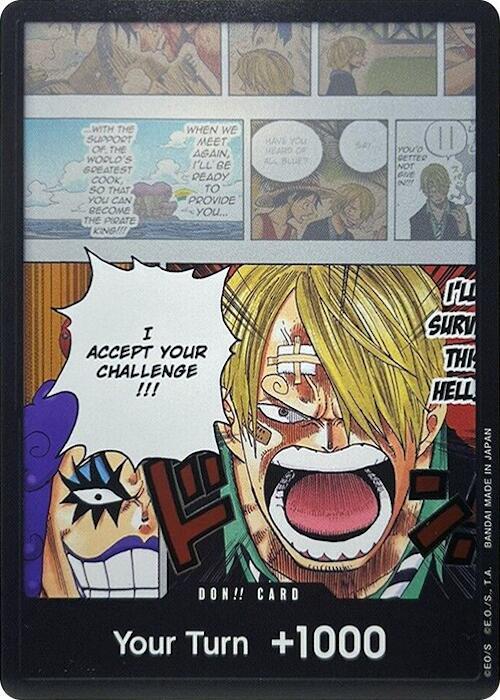 DON!! Card (Ivankov & Sanji) (Double Pack Set Vol. 3) - Wings of the Captain (OP06) NM *FOIL*