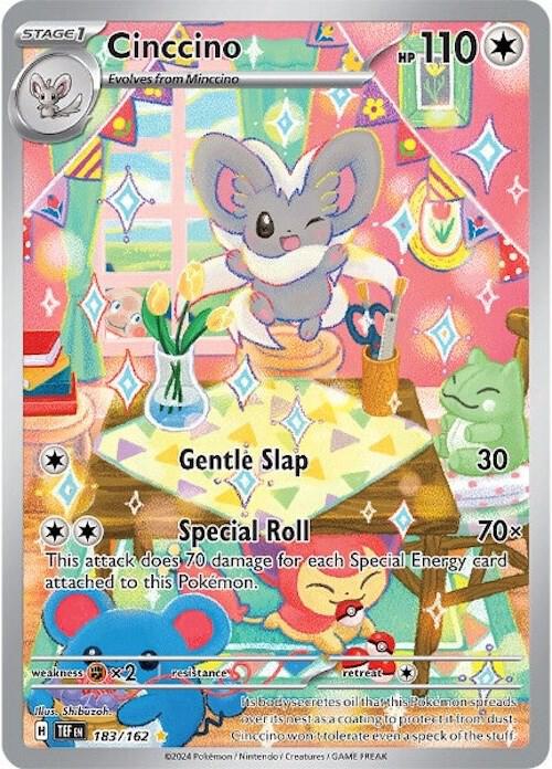 Cinccino - 183/162 - SV05: Temporal Forces (TEF) NM *FOIL*