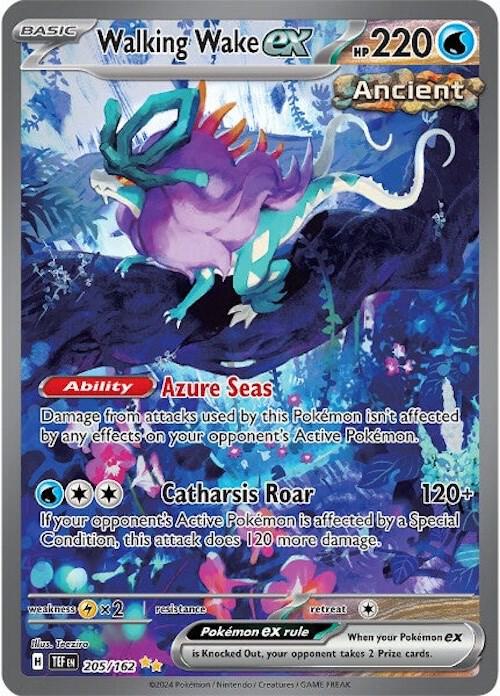 Walking Wake ex - 205/162 - SV05: Temporal Forces (TEF) NM *FOIL*