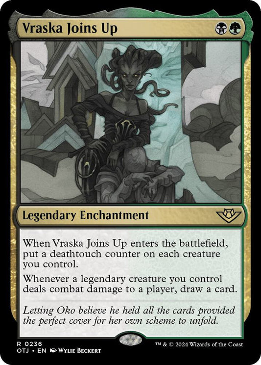 Vraska Joins Up - Outlaws of Thunder Junction (OTJ) NM *FOIL*