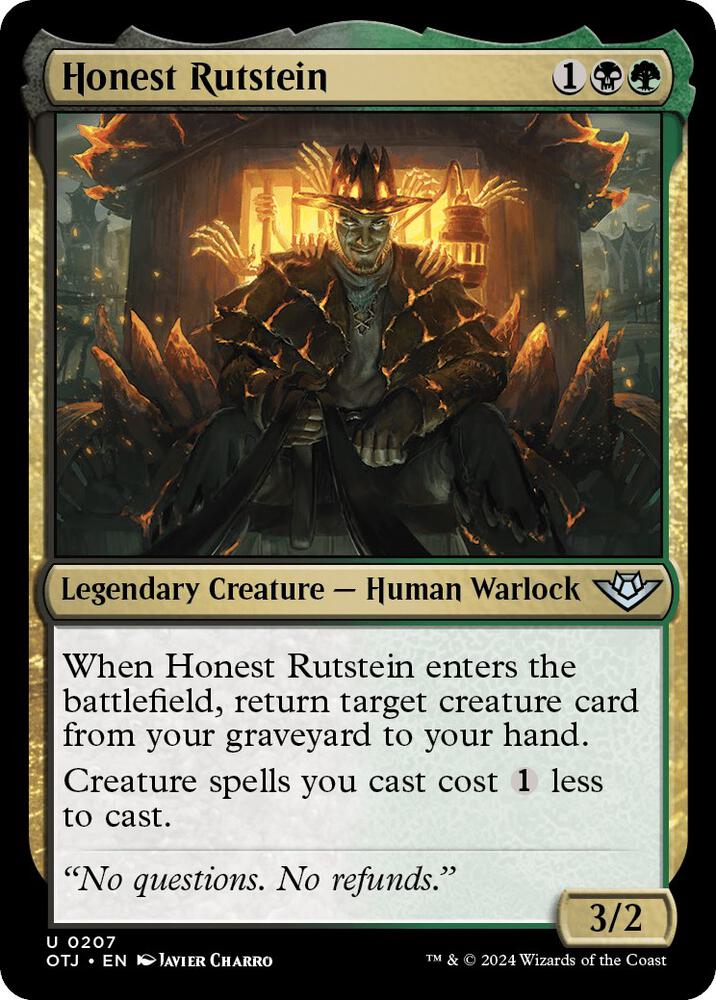 Honest Rutstein - Outlaws of Thunder Junction (OTJ) NM *FOIL*