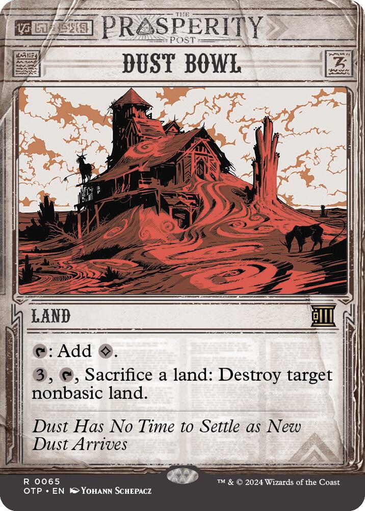 Dust Bowl - Outlaws of Thunder Junction: Breaking News (OTP) NM