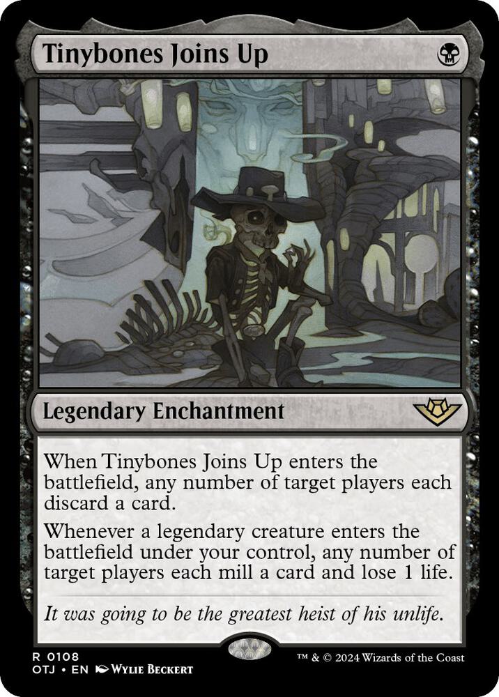 Tinybones Joins Up - Outlaws of Thunder Junction (OTJ) NM *FOIL*
