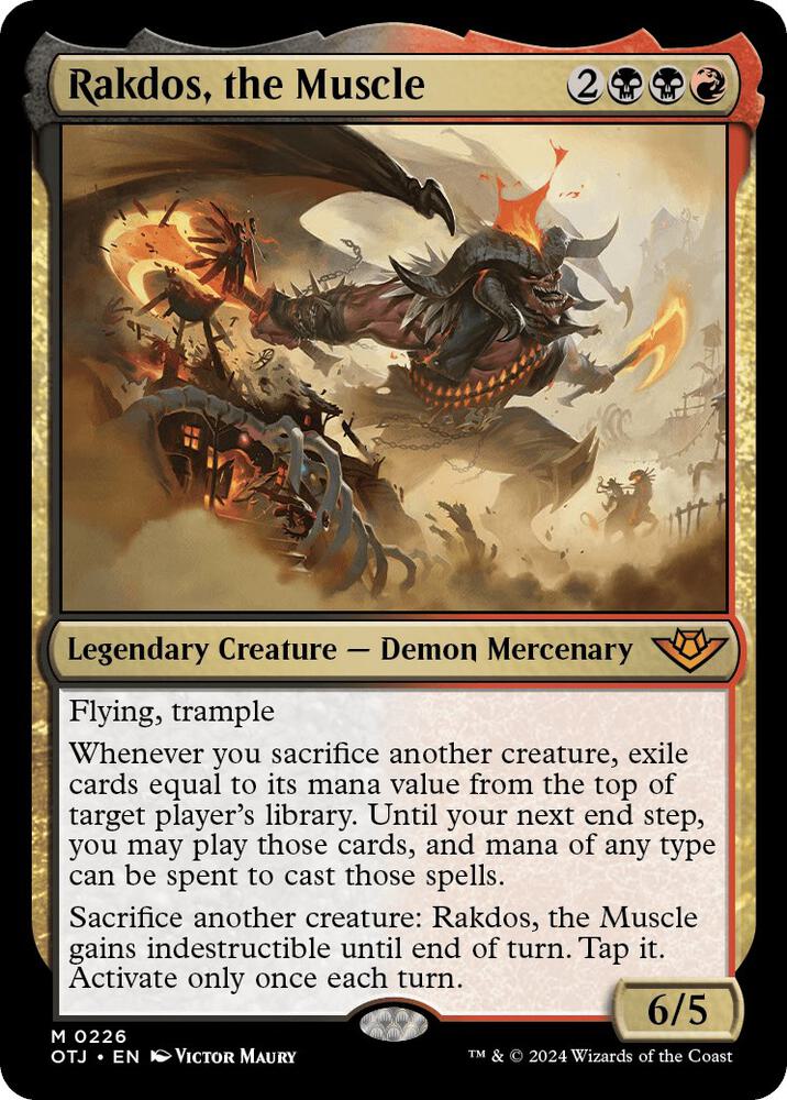 Rakdos, the Muscle - Outlaws of Thunder Junction (OTJ) NM