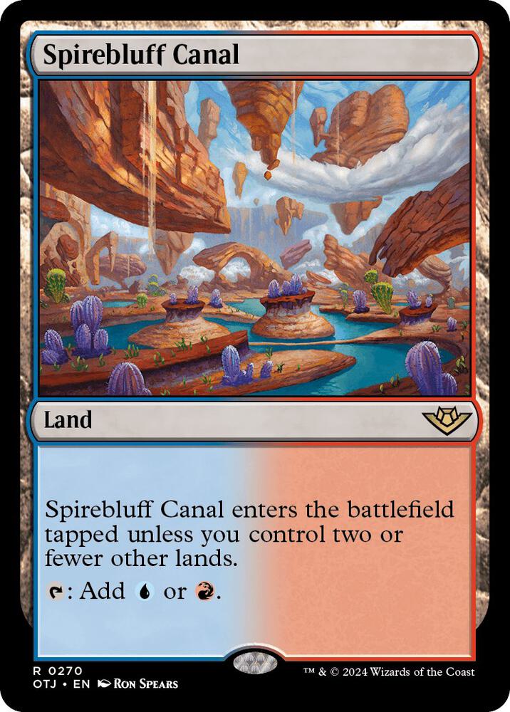 Spirebluff Canal - Outlaws of Thunder Junction (OTJ) NM *FOIL*