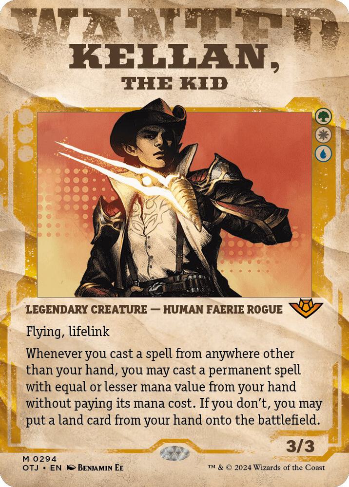 Kellan, the Kid (Showcase) - Outlaws of Thunder Junction (OTJ) NM