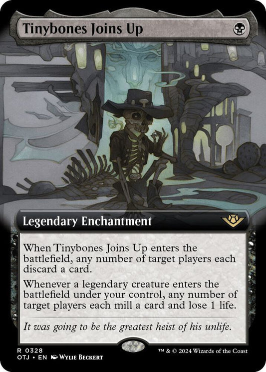 Tinybones Joins Up (Extended Art) - Outlaws of Thunder Junction (OTJ) NM