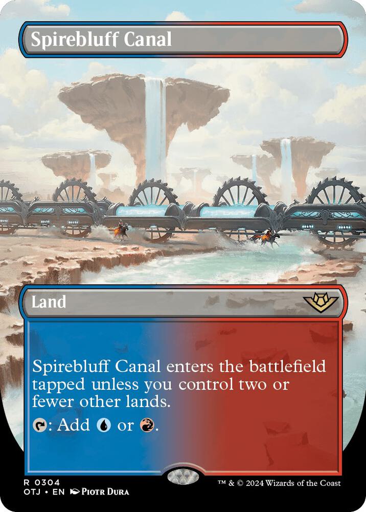 Spirebluff Canal (Borderless) - Outlaws of Thunder Junction (OTJ) NM