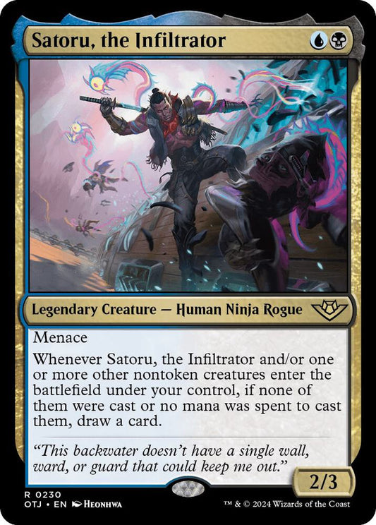 Satoru, the Infiltrator - Outlaws of Thunder Junction (OTJ) Outlaws of Thunder Junction