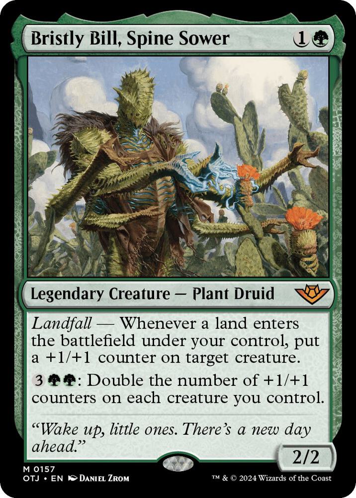 Bristly Bill, Spine Sower - Outlaws of Thunder Junction (OTJ) NM