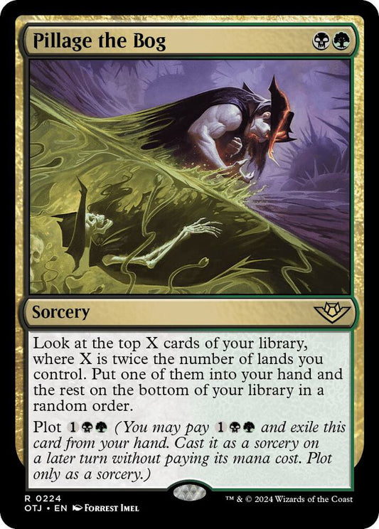 Pillage the Bog - Outlaws of Thunder Junction (OTJ) NM *FOIL*