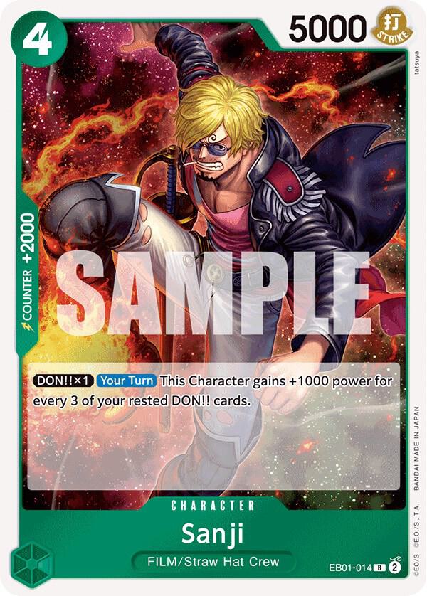 Sanji - Extra Booster: Memorial Collection (EB-01) NM *FOIL*