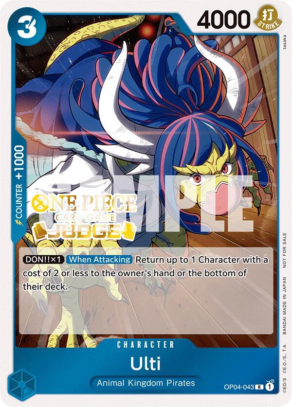 Ulti (Judge Pack Vol. 3) - One Piece Promotion Cards (OP-PR) NM *FOIL*