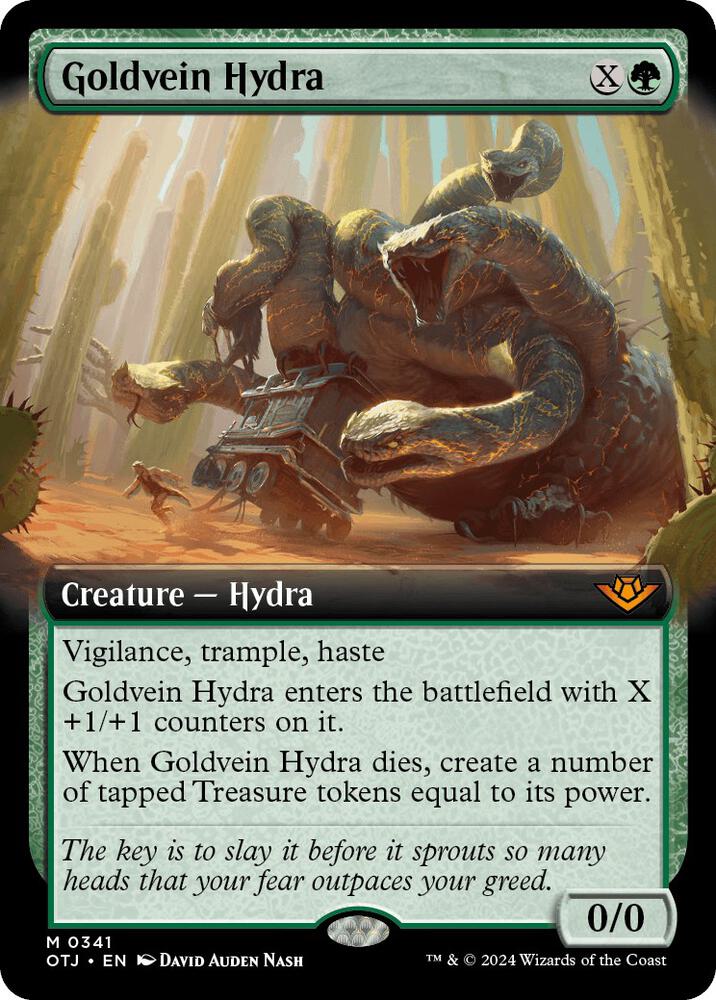 Goldvein Hydra (Extended Art) - Outlaws of Thunder Junction (OTJ) NM