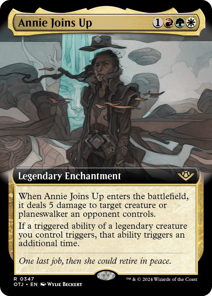Annie Joins Up (Extended Art) - Outlaws of Thunder Junction (OTJ) NM