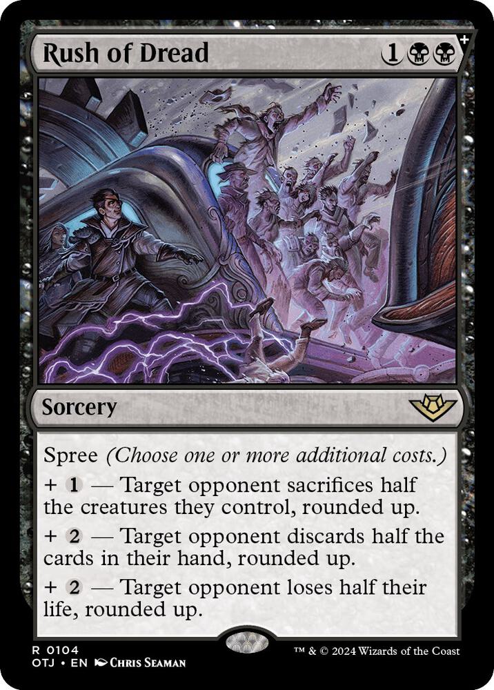 Rush of Dread - Outlaws of Thunder Junction (OTJ) NM
