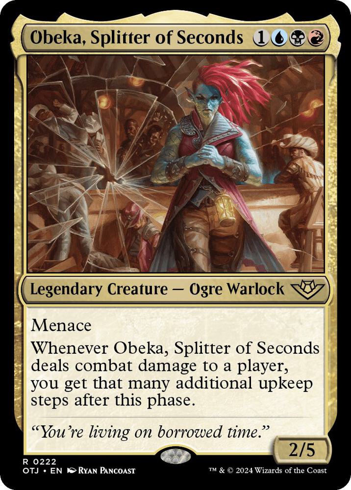 Obeka, Splitter of Seconds - Outlaws of Thunder Junction (OTJ) NM *FOIL*