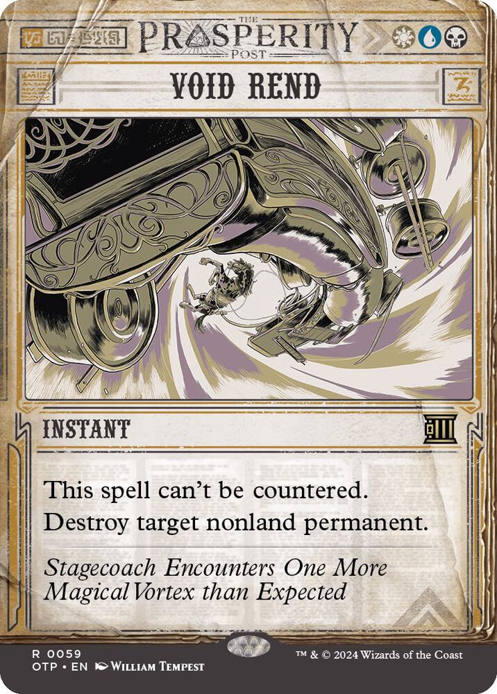 Void Rend - Outlaws of Thunder Junction: Breaking News (OTP) NM