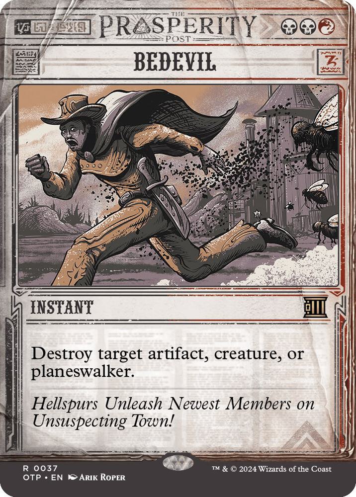 Bedevil - Outlaws of Thunder Junction: Breaking News (OTP) NM